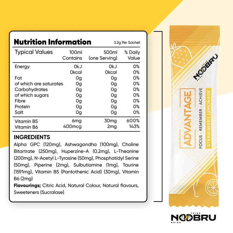 Noobru™ Advantage Memory + Focus