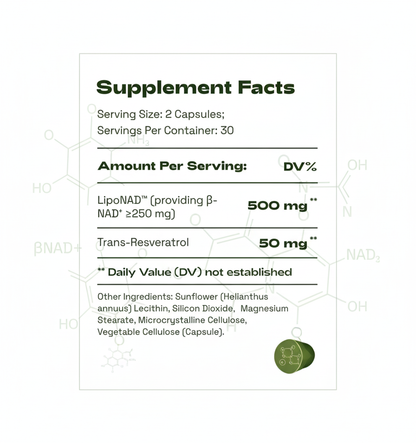NAD+ Cellular Energy Formula by Healora