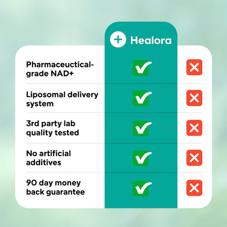 Healora NAD+ – Restores Cellular Energy to Help You Feel 20 Years Younger